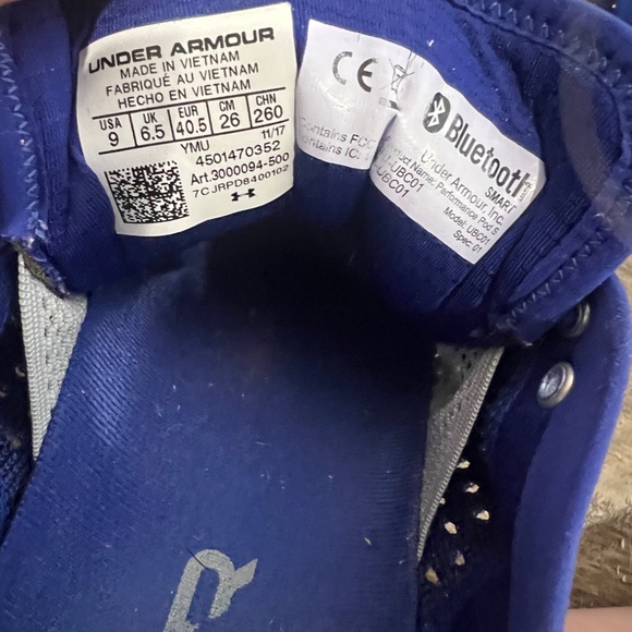 Under Armour Hovr Sonic Women's Running Shoe, Bluetooth Technology, Size 9, Blue - Picture 9 of 11